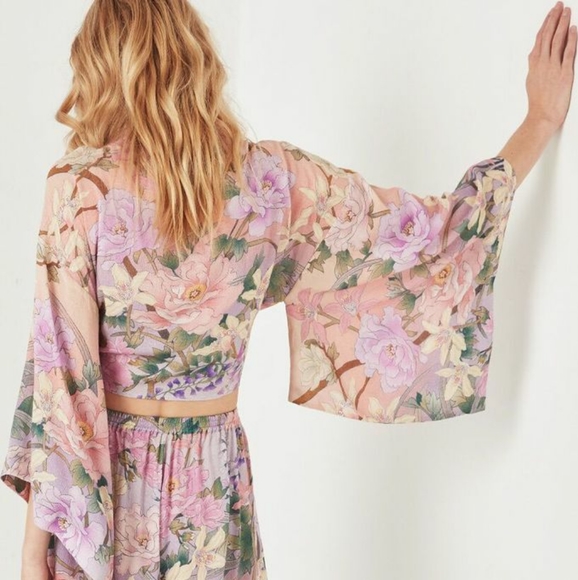 SWAPPED NWT Lily Kimono Tie Top - Picture 2 of 7